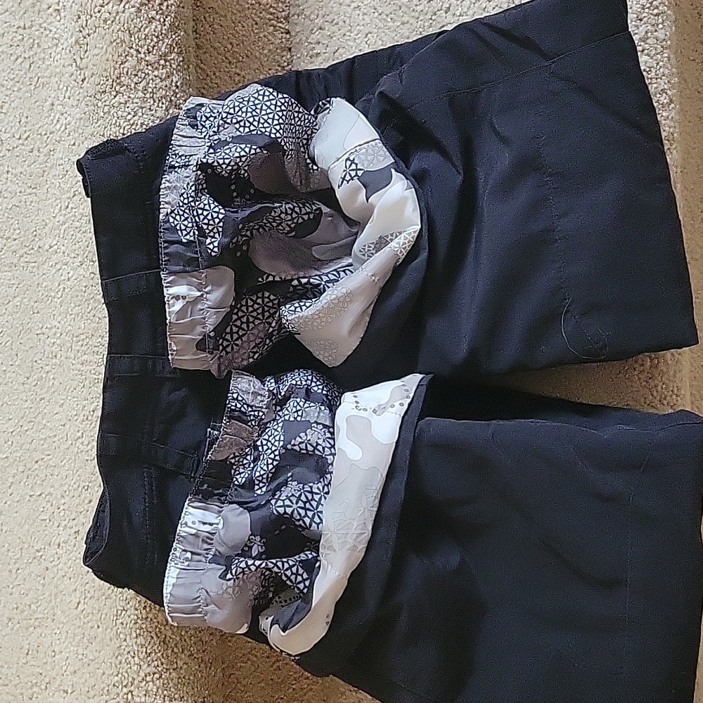 Kids Black and Gray Shorts